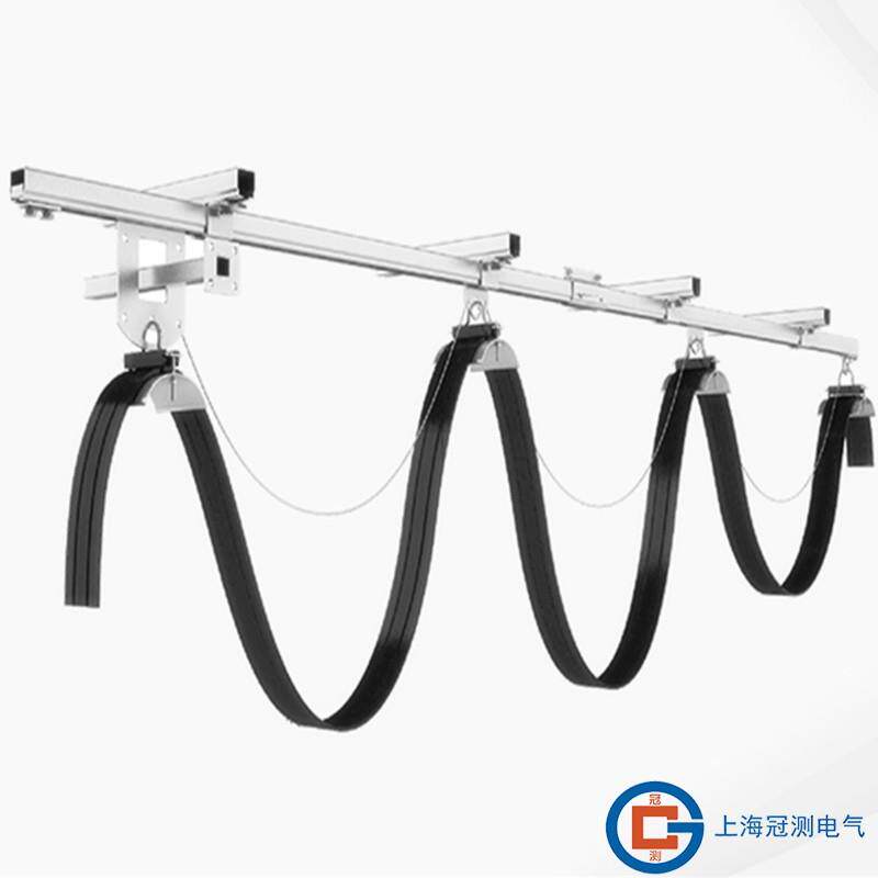 英文版C型钢40*40*2.0电缆滑轨滑导HXDL-40滑线轨道镀锌排线轨道C