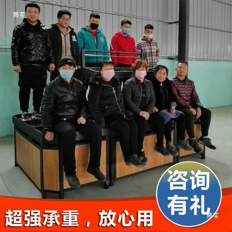 超市生鲜店水果货架子蔬菜展示架商用单双层堆头促销台干果中岛柜