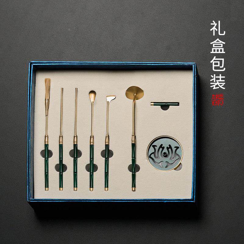 铜香打篆工具香篆勺扫香铲香压香HSXZGJQJ用品香道炉薰香器香具高