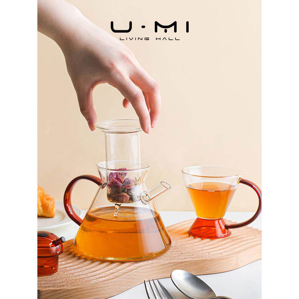 UM生活|茶壶北欧茶具玻璃茶壶杯GUG家用茶耐高i温