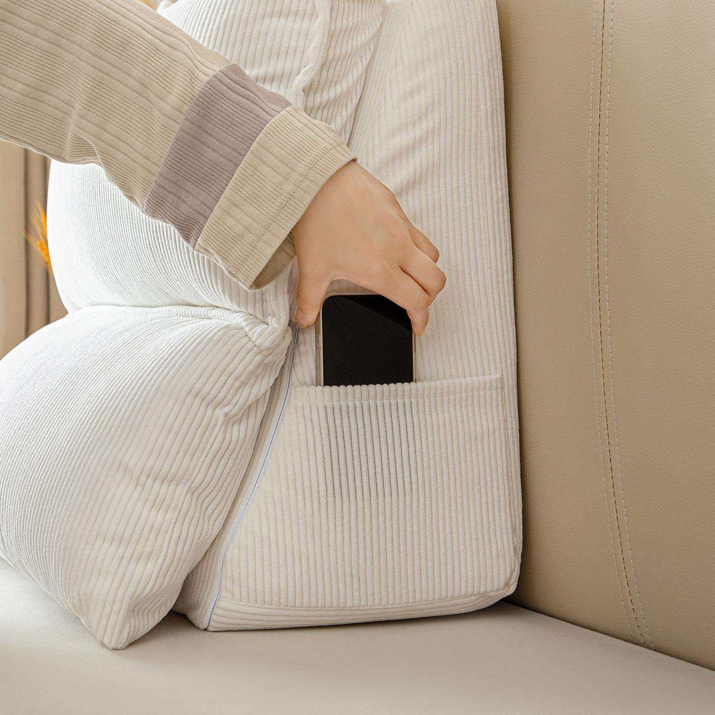 阅读枕2026新款灯芯绒立体护腰靠枕床头靠垫抱枕床上床头靠垫