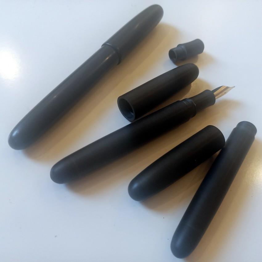 大漆莳绘笔杆 彩绘工艺专用钢笔 老漆犀皮螺钿笔胎手工削磨签约笔