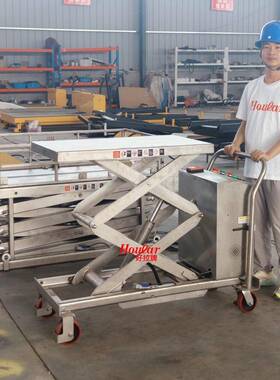 专业1吨2吨固定式不锈钢升降平台sus04不锈钢电动液压升降机