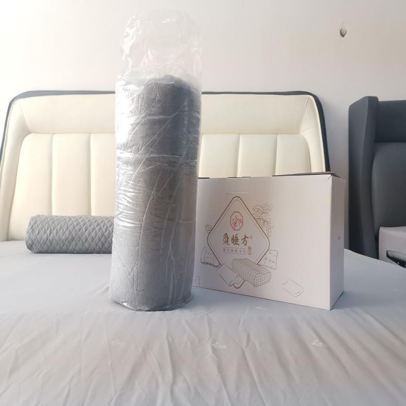 竹炭切割枕套软硬记忆棉枕头高低枕芯三层恒温凝胶慢回弹波浪