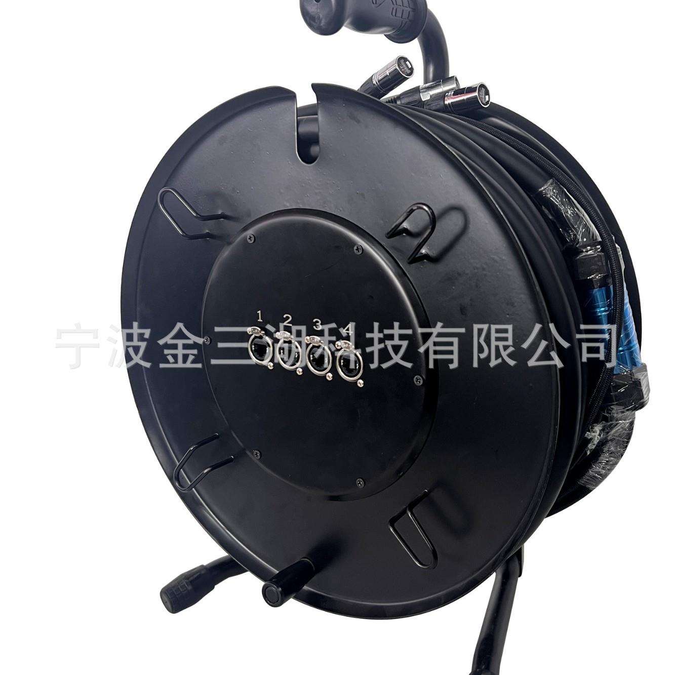 户外显示屏用 4通道网线cat6屏蔽RJ45信号线以太网蛇形网线电缆车