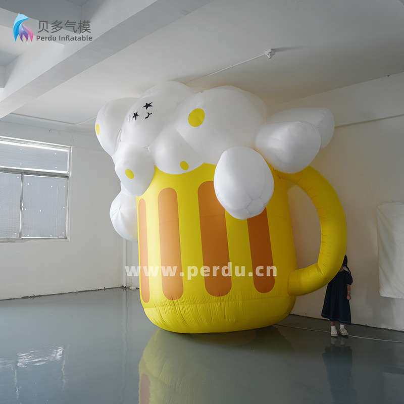 充气啤酒杯气模商场广场集市杯子音乐节活动展览宣传氛围道具美陈