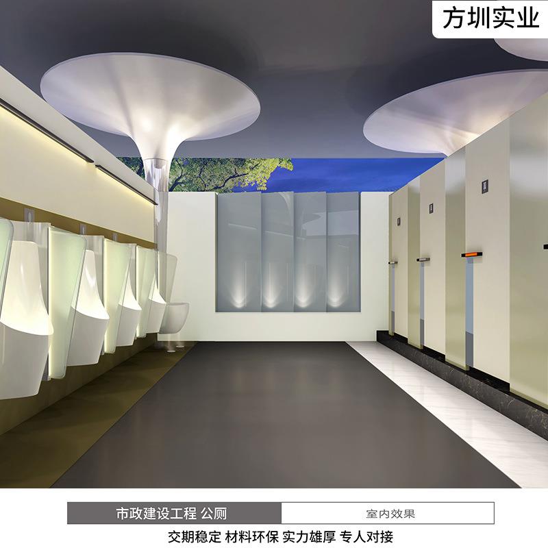 玻璃钢景观雕刻装饰柱市政建设工程公厕承重立柱案例展示美陈雕塑