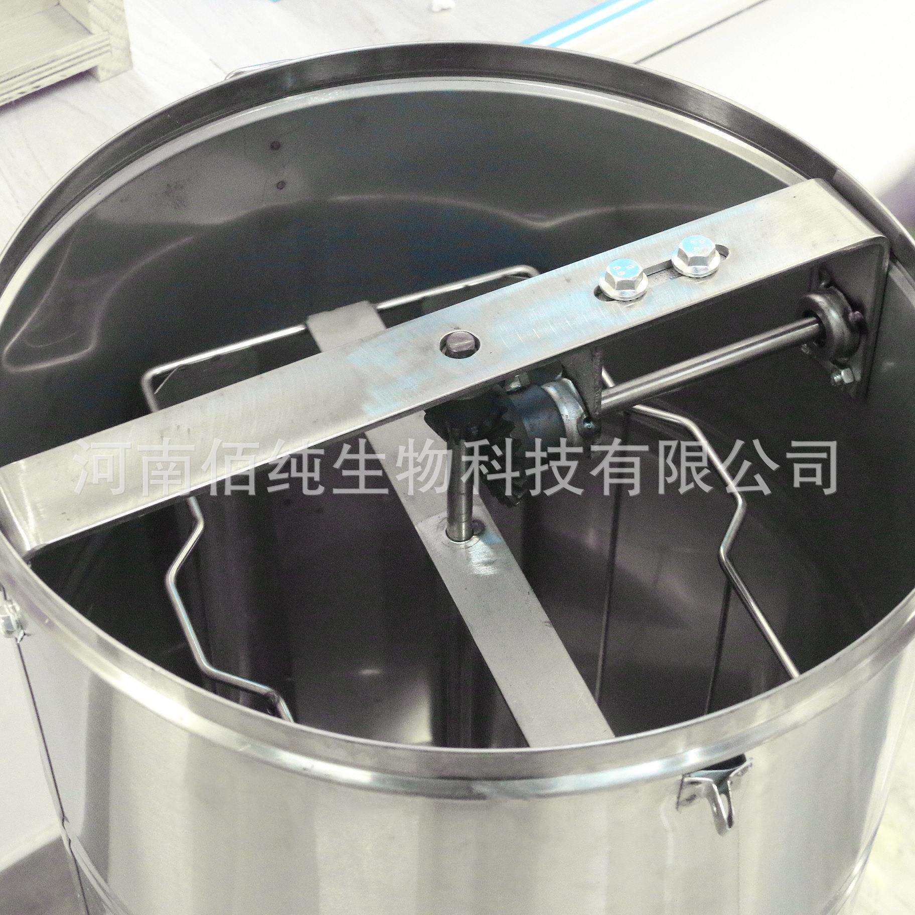 2框手动不锈钢摇蜜机 304不锈钢甩蜜机打糖机 取蜜机蜂蜜分离机
