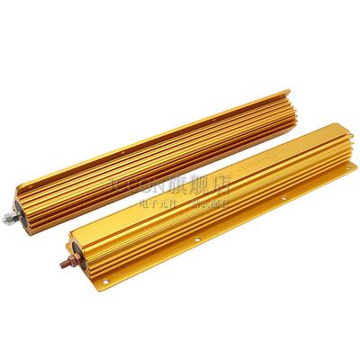 RX24-500W大功率黄金铝壳电阻器放电解码电阻0.1R 0.47欧 10欧 1K