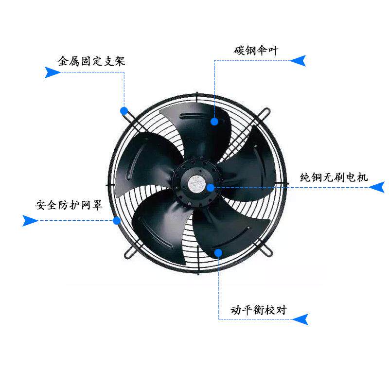 风机 YWF4D/E200三相220 380V轴流马尔外转子电机风机冷库散热机