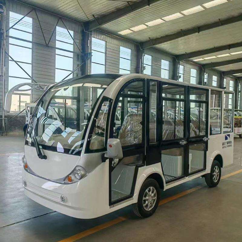 厂家供应新能源观光车电动四轮旅游景区游览摆渡车楼盘看房接待车