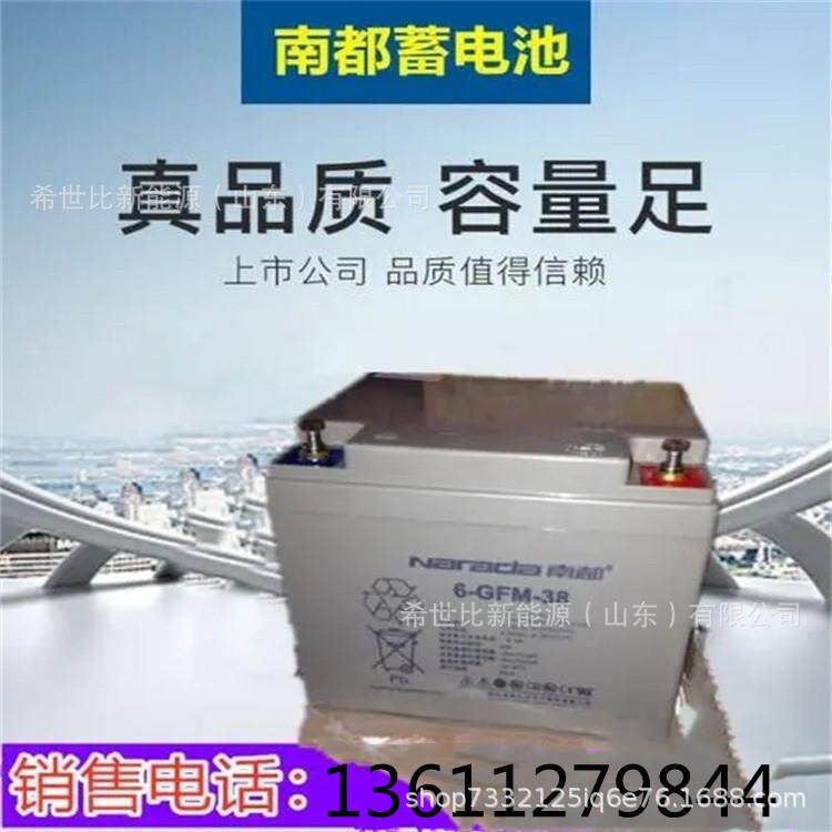 南都蓄电池型号6-FM-100容量12V100AH通信机房基站储能设备电源