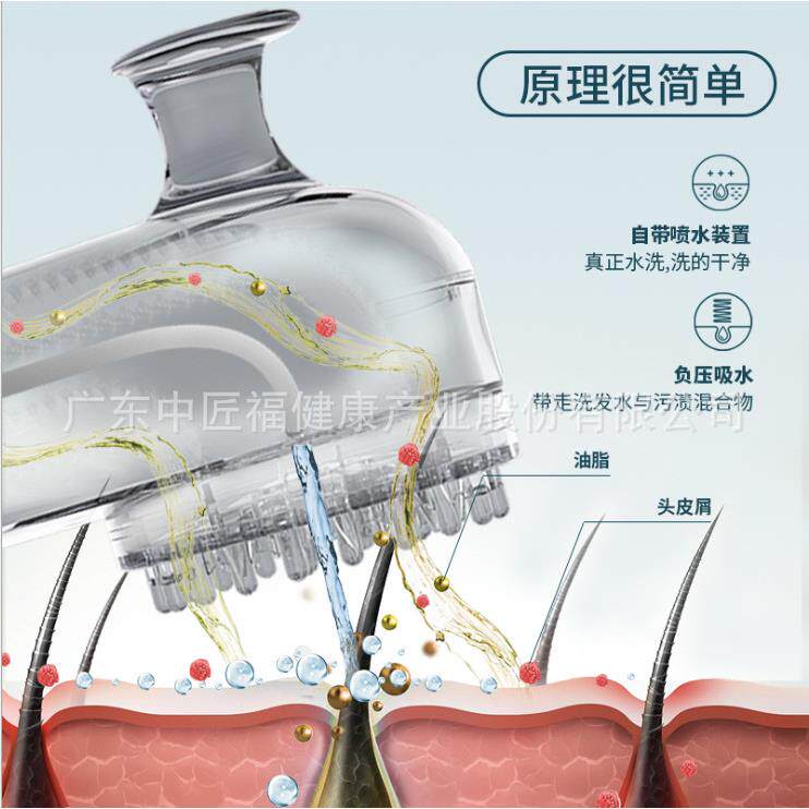 电动洗头机洗头器养老院老人护理卧床洗澡头部按摩床上洗头