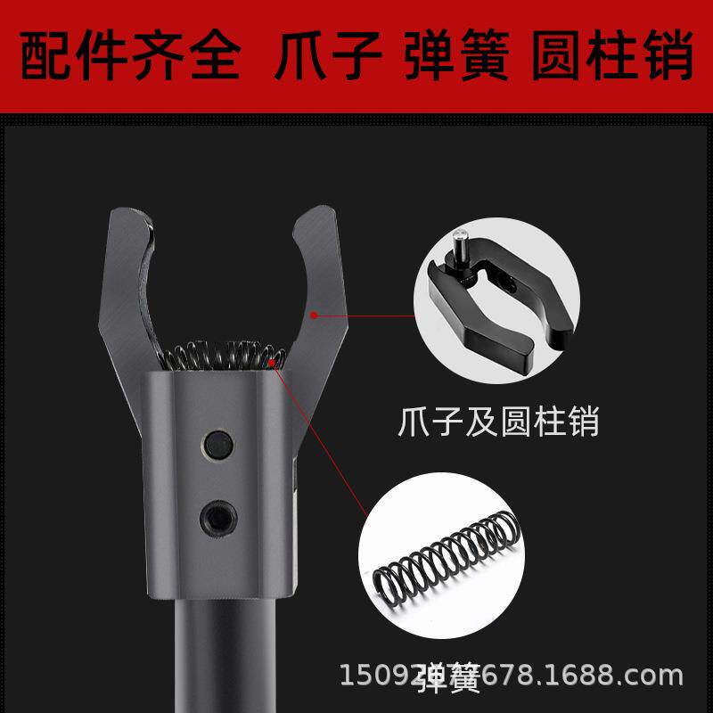 数控车床自动拉料器 圆柄拨料器 送料器 方柄料夹直柄拨料器