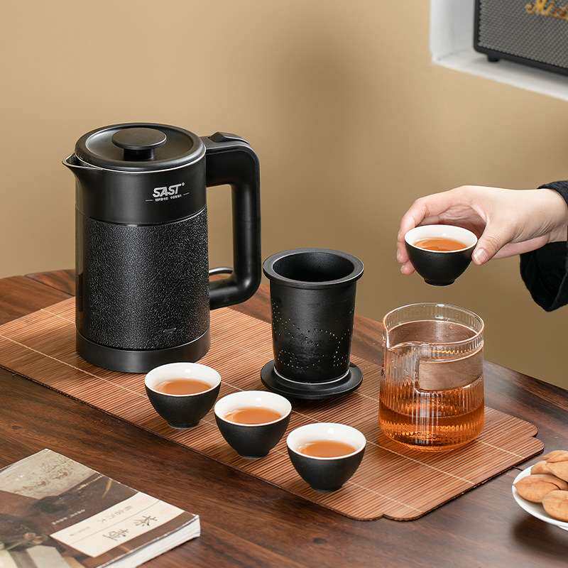便携式旅行茶具烧水壶小套装简易户外泡茶壶茶杯子露营出差快客杯