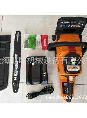 传峰58V锂电锯充电式修枝伐木锯TPCS5616手持式电链锯