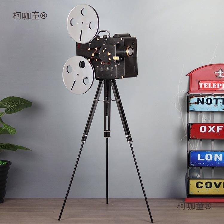 复古放映机模型铁艺怀旧电影拍摄道具影院仿真老物件装饰品麦太保