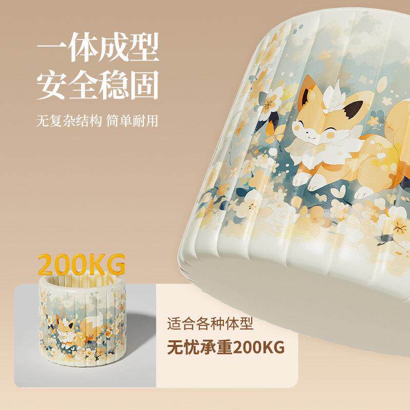 自动充气泡澡桶折叠大人家用成人泡浴桶全身儿童浴缸