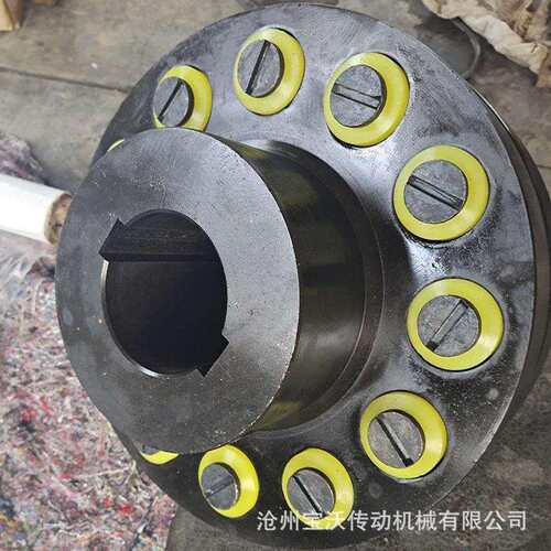 加工电机用圆孔带键联接TL梅花弹性联轴器弹性套柱销联轴器