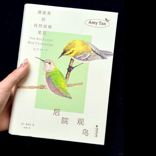 后院观鸟 知名作家谭恩美的暮年观鸟日志 五年自然观察 百余幅精美插图+速写 献给所有愿为窗外风景驻足之人 鸟类 自然写作 未读