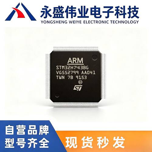 STM32H743BGT6 带DP-FPU的高性能DSP的ARM单片机 32位MCU