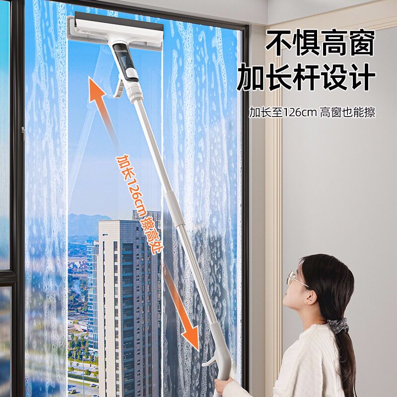 擦玻璃神器家用高层窗外搽清洁洗玻璃刮水器板双面擦窗户专用工具