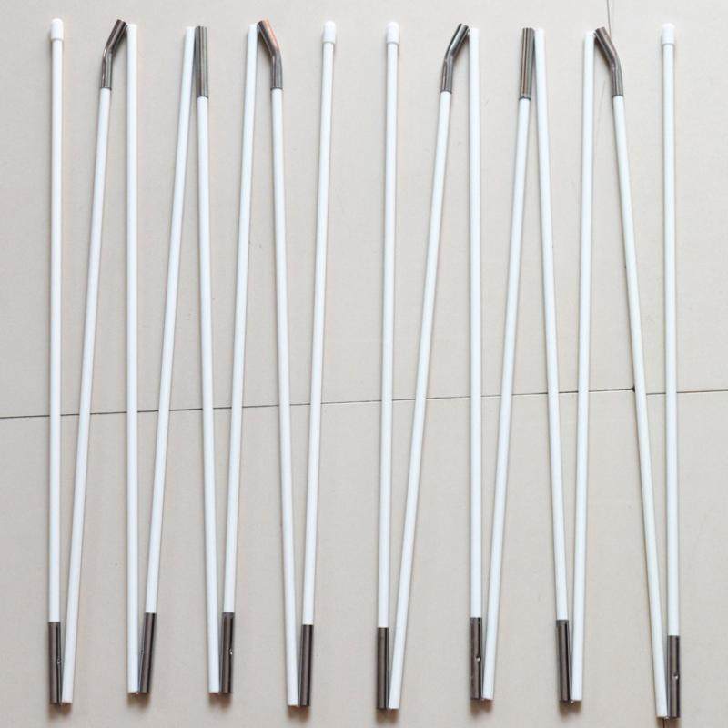 蒙古包蚊帐支架1.5m床玻璃纤维杆子普通单人支杆棍子弯头加粗支撑