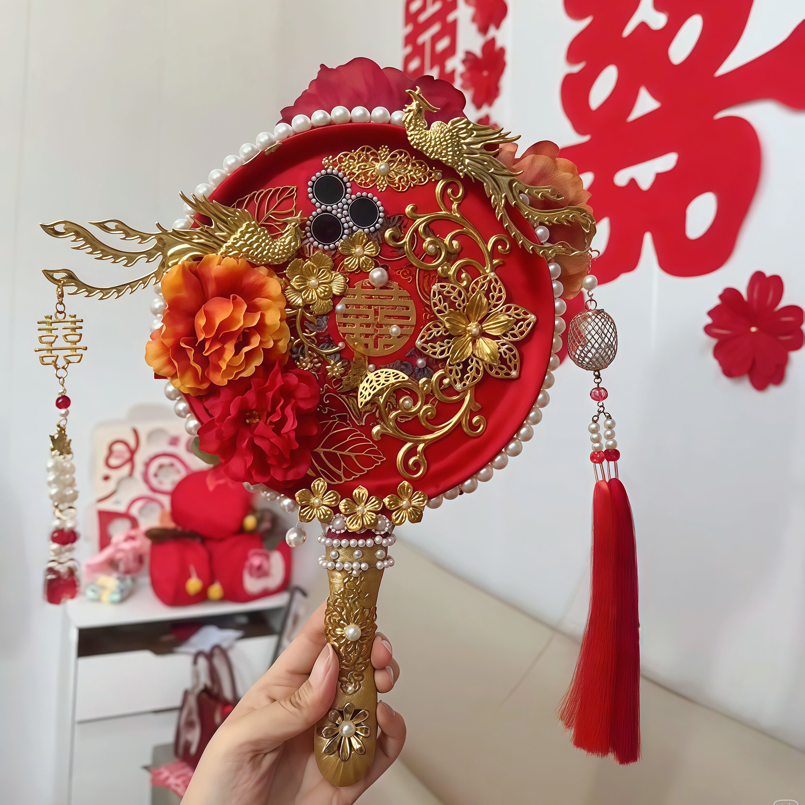 平底锅团扇！第一视角拍摄婚礼~