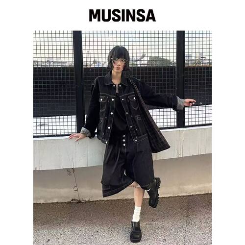 STEEPC Lazy INDIGO 牛仔夹克 MUSINSA韩国官网直邮进口