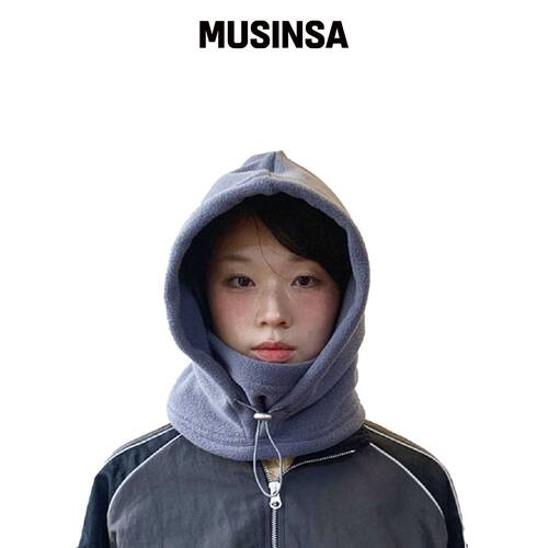 KOOKEESEE 抓绒巴拉克拉法帽_深灰色 MUSINSA韩国官网直邮进口