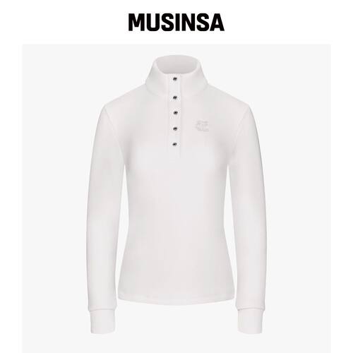FAIRLIAR GOLF 高领绒面T恤（象牙色） MUSINSA韩国直邮官方正品