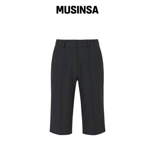 PLAYBOO STRETCH SOFTSHELL CAPRI PANTS_Grey韩国官网直邮进口