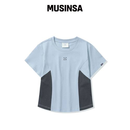 CGP (女款) LINE短款短袖T恤_SKY MUSINSA韩国官网直邮进口