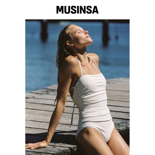 SURFEA HELGA 游泳衣_米白色 MUSINSA韩国官网直邮进口