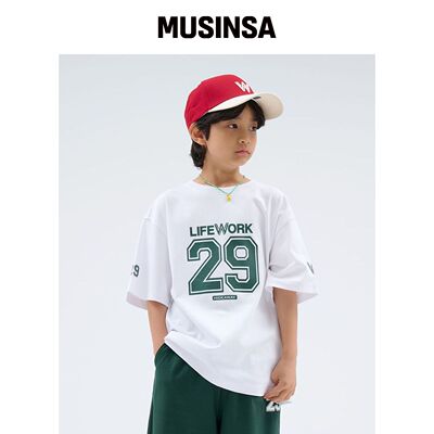 LIFEWORK KIDS 儿童NUMBERING短袖T恤 MUSINSA韩国官网直邮进口