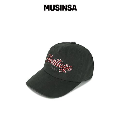 VERUTUM HERY 遮阳帽 BIO水洗帽炭灰色 MUSINSA韩国官网直邮进口