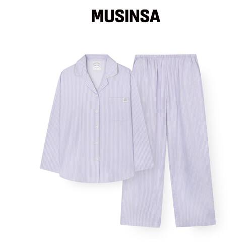 ORCITE 女性 FURPLAY 毛绒长袖居家服套装 MUSIN韩国官网直邮进口