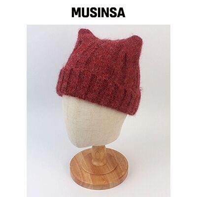 UNIVERSAL CHEMISTRY Wool Cat Red 针织帽 고양이e韩国官网直邮进口