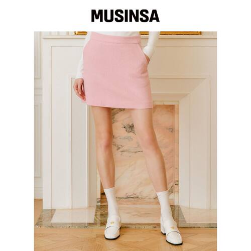 LOOKAST BECCA TWEE裙子 / BECCA TWEED SKIRT_6韩国官网直邮进口
