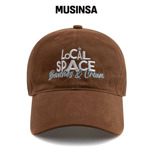 BEACHESANDCREAM LOCAL SPACE COTTON BALL CAP-韩国官网直邮进口