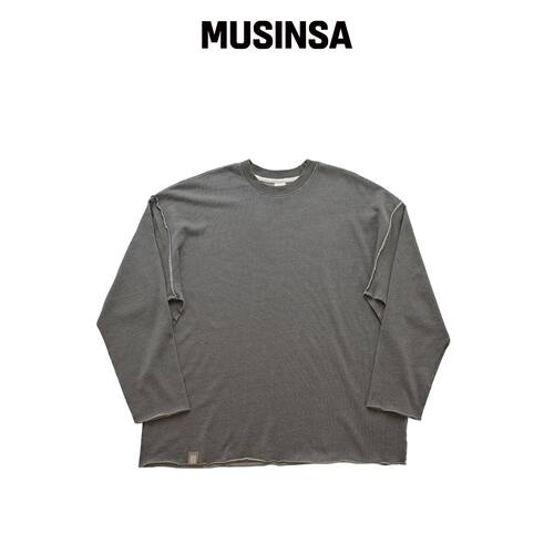 A NOTHING VINTAGE P. DYEING CUT-OUT BOX TEE 韩国官网直邮进口