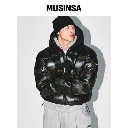 BORN TO WIN SILVER B RIPSTOP PUFFER DOWN [CA韩国官网直邮进口