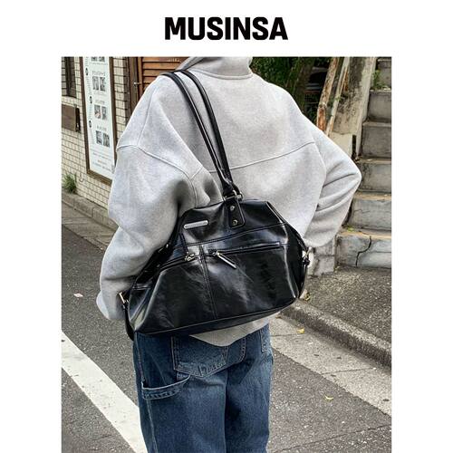 SOMEWHEREBUTTER 阿尔托单肩包 - 黑色 MUSINSA韩国直邮官方正品