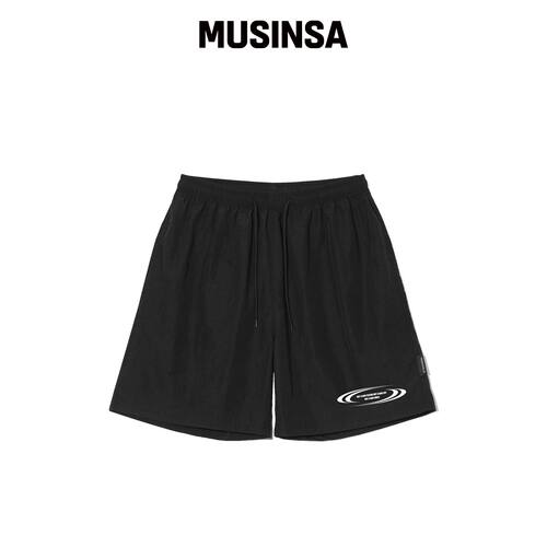 ELIMENO EL NOTBAD 流苏短裤 黑色 MUSINSA韩国直邮官方正品