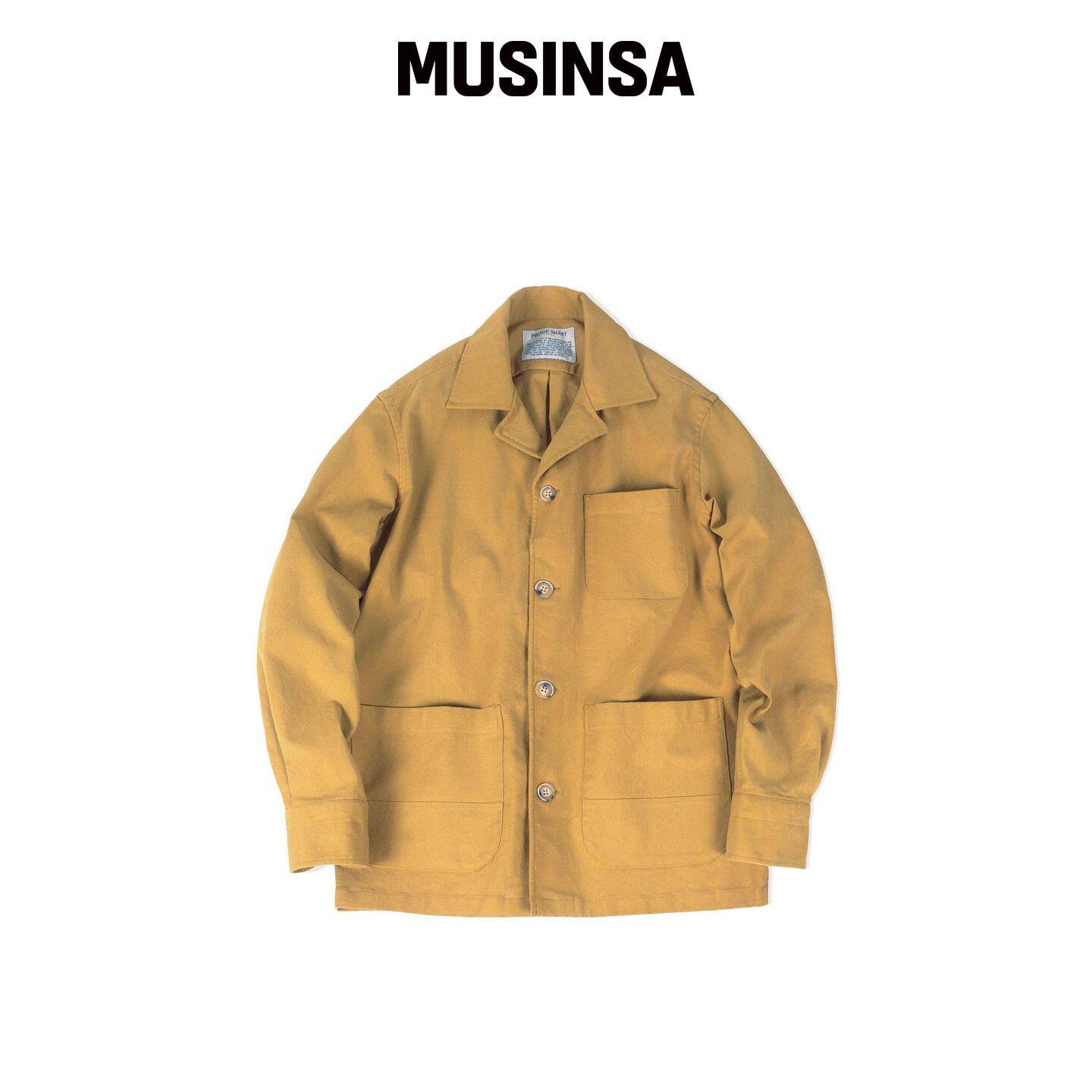 PRODESHIRT 复古牛津纺衬衫(芥末色) MUSINSA韩国官网直邮进口