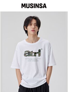 ASTRAL PROJECTION [ATRL CAMO]棉质宽松版短袖T韩国官网直邮进口