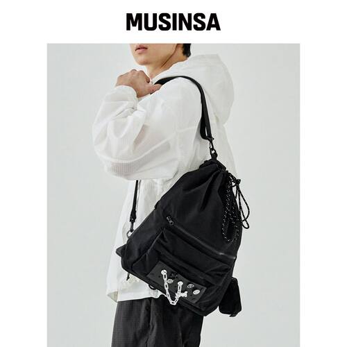 COSTUME O’CLOCK 实用绳带背包大容量 MUSINSA韩国官网直邮进口