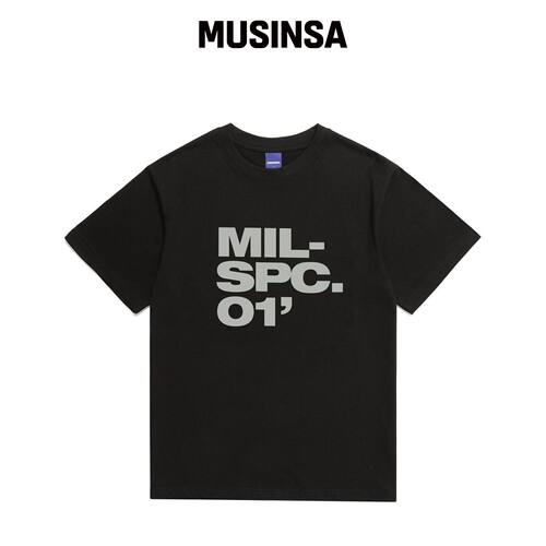 STAFFONLY MIL-SPC-01 TEE (黑色) MUSINSA韩国官网直邮进口