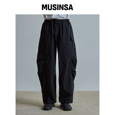 BALLUTE CURVED LINE PARACHUTE CARGO PANTS ()韩国官网直邮进口