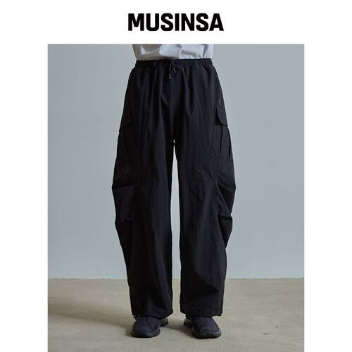 BALLUTE CURVED LINE PARACHUTE CARGO PANTS ()韩国官网直邮进口